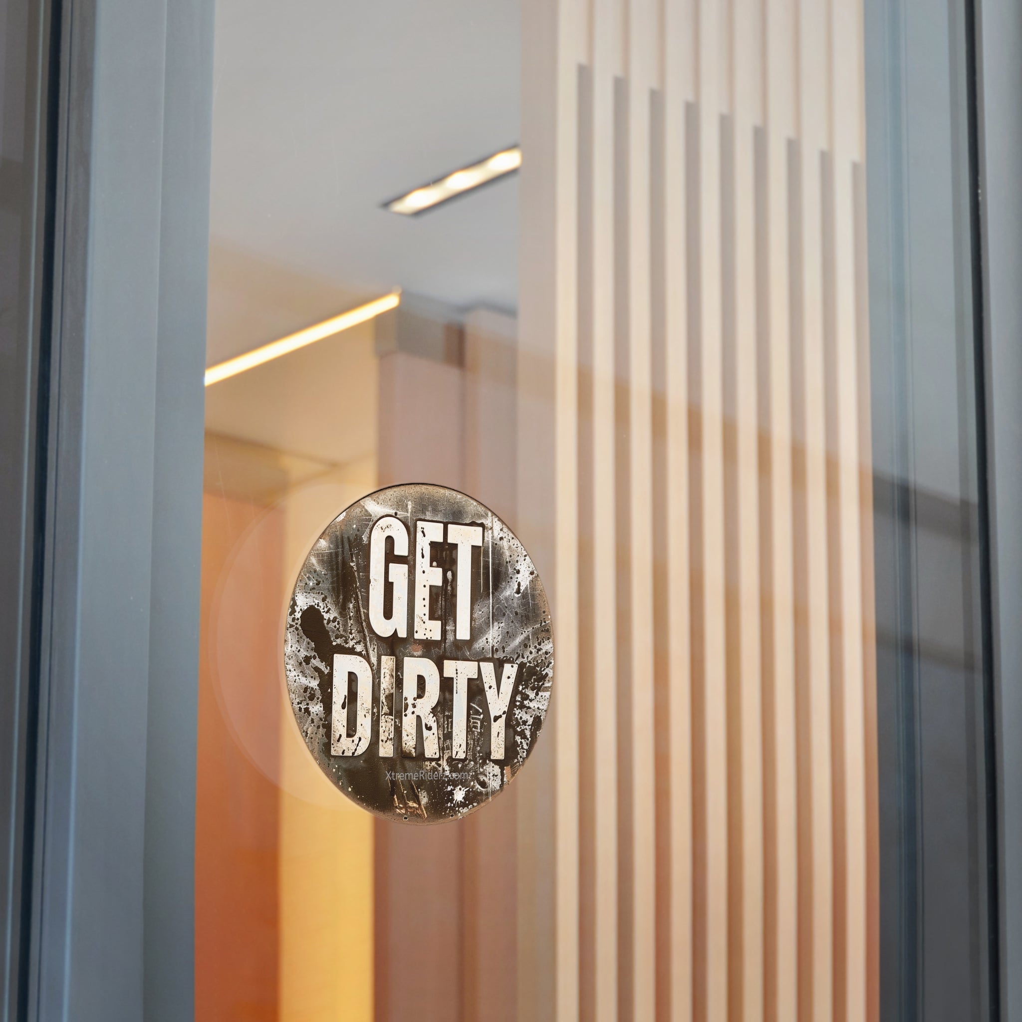 Get Dirty ATV- Xtreme Riderz - Round Vinyl Sticker